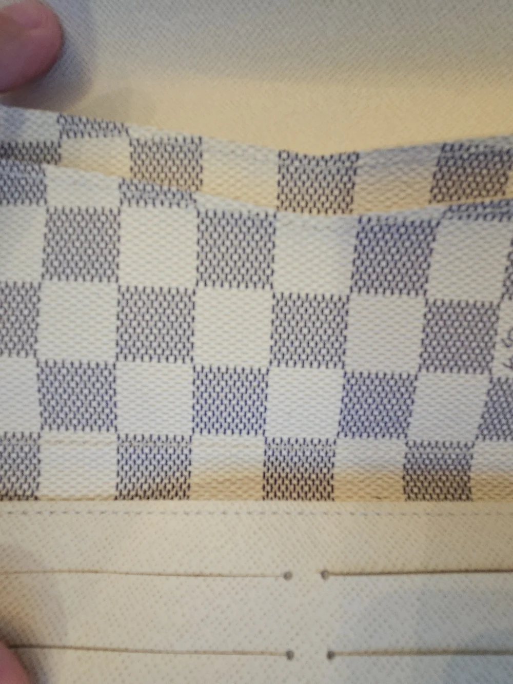 Louis Vuitton Damier Azur Canvas Josephine Wallet